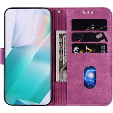 YH Mall Huawei Nova 12 Pro Flip Folio Tutucu Kapak Kart Cep Kabartmalı (Yurt Dışından)