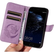 YH Mall Huawei P10 Ayrılabilir El Kayışı ile Yüksek Kaliteli Deri Flip Case (Yurt Dışından)