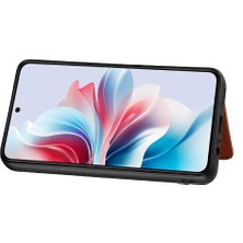 YH Mall Oppo Için Kılıf Oppo 11F 5g Komple Kamera Güvenlik Manyetik Kart Tutucu Rfıd (Yurt Dışından)