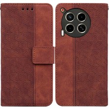 YH Mall Tecno Camon Için Flip Case 30 4g/5g Flip Folio Kickstand Özelliği Cüzdan Pu (Yurt Dışından)