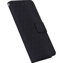 YH Mall Samsung Galaxy S24 Fe Cüzdan Kapak Için Flip Case Geometrik Kabartmalı Pu (Yurt Dışından)