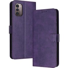 YH Mall Kart Yuvası ile Nokia Nokia Için Flip Case Pu Deri Saf Renk Kickstand (Yurt Dışından)