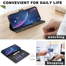 YH Mall Tecno Spark 20 Pro Artı Kart Tutucu Kickstand Cüzdan Pu Rfıd Için Flip Case (Yurt Dışından)
