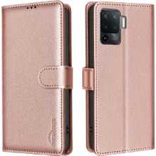 YH Mall Oppo A94 4g Için Flip Case Pu Deri Cüzdan Manyetik Kart Tutucu Kickstand (Yurt Dışından)