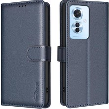 YH Mall Oppo Oppo 11F 5g Rfıd Engelleme Kart Tutucu Kickstand Pu Için Flip Case (Yurt Dışından)