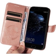 YH Mall Huawei P10 Ayrılabilir El Kayışı ile Yüksek Kaliteli Deri Flip Case (Yurt Dışından)