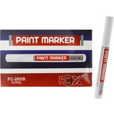 FCX Paint Marker Kalem Beyaz 12 Adet FC-265/B