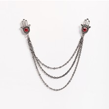 Coolmenclub Fatıma'nın Eli Gömlek Yaka Iğnesi