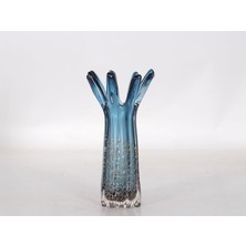 Lamedore Fıngers Blue Glass Vase 18X15X30 cm