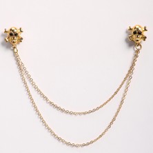 Coolmenclub Kurukafa Figürlü Gömlek Yaka Iğnesi