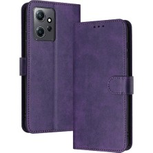 YH Market Xiaomi Redmi Not 12 Için Flip Case Kart Pu ile 4g Kickstand Saf Renk (Yurt Dışından)