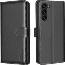 YH Market Samsung Galaxy S22 Için Flip Case Kart Tutucu Kickstand Pu Deri Manyetik (Yurt Dışından)