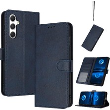 YH Market Toka Pu ile Samsung Galaxy M55 Kickstand Saf Renk Için Flip Case (Yurt Dışından)