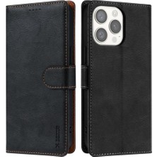 Mays Home1 IPhone 15 Için Flip Case Pro Max Manyetik Kapatma Çift Katmanlı Koruma (Yurt Dışından)