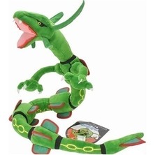 Nuofan 80 cm Rayquaza Büyük Göksel Ejderha Peluş Oyuncak Yeşil Büyük Yılan Peluş Oyuncak (Yurt Dışından)