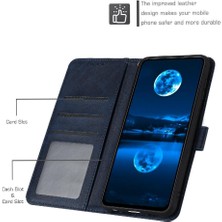 Mays Home1 Kart Yuvası Saf Renk ile Samsung Galaxy M54 Pu Deri Için Flip Case (Yurt Dışından)