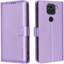 Mays Home1 Xiaomi Redmi Not 9 Için Flip Case Rfıd Engelleme Manyetik Cüzdan Kart Pu (Yurt Dışından)