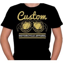 BUMETA Custom Retro Motorcycle Glasses Harley Tişört  T-Shirt