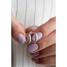 Silvano Jewelry 925 Ayar Halka Gümüş Küpe