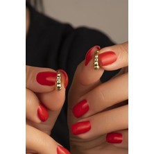 Silvano Jewelry 925 Ayar Taşsız Halka Gümüş Küpe