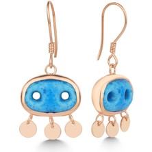 Silvano Jewelry 925 Ayar Gümüş Süryani Gözü Küpe