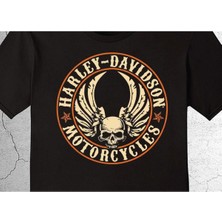 BUMETA Harley Davidson Motorcycle Orange Bar Tişört Çocuk T-Shirt