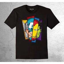 BUMETA Marvel Süper Kahramanlar Tişört Çocuk T-Shirt