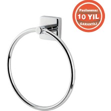 Çelik Banyo VZ10-019 Paslanmaz Pirinç Vizyon Yuvarlak Havluluk