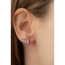 Silvano Jewelry 925 Ayar Gümüş 4'lü Set Küpe