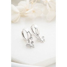 Silvano Jewelry 925 Ayar Gümüş Çift Yusufçuk Taşlı Küpe