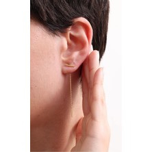 Silvano Jewelry 925 Ayar Gümüş Sallantılı Küpe