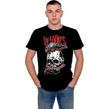 BUMETA In Flames Skull Karga Tişört  T-Shirt