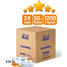 Fibril Oxy Narenciye Kokulu Islak Mendil 24X50 Lı Paket