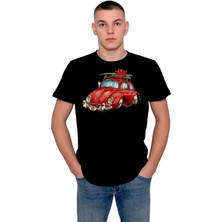 BUMETA Wolkswagen Beetle Retro Red Vosvos Tişört  T-Shirt
