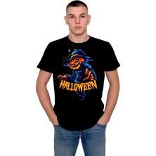 BUMETA Happy Halloween Bal Kabağı Cadılar Bayramı Tişört  T-Shirt