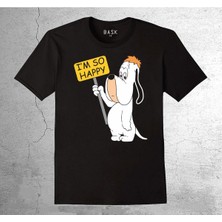 BUMETA I'm So Happy Mutsuz Köpek Tişört Çocuk T-Shirt