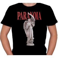 BUMETA Paranoia Paranoyak Heykel Özgürlük Angel Melek Tişört  T-Shirt