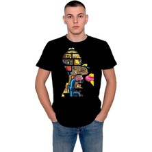BUMETA Simpson Donut Machine Simpsonlar Tişört  T-Shirt