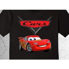 BUMETA Car Şimşek Mcqeen Arabalar Kırmızı Araba Tişört Çocuk T-Shirt