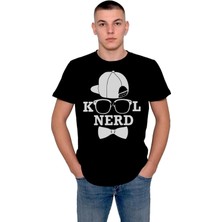 BUMETA Kool Nerd Havalı Inek Gözlük Papyon Kep Tişört  T-Shirt