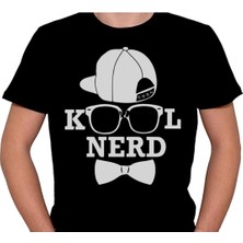 BUMETA Kool Nerd Havalı Inek Gözlük Papyon Kep Tişört  T-Shirt