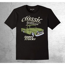 BUMETA Classic Car Pick-Up Festival Süper Trucks Tişört Çocuk T-Shirt
