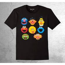 BUMETA Susam Sokağı Cookie Kurabiye Canavarları Tişört Çocuk T-Shirt