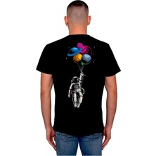 BUMETA Astronot Gezegenler Space Balon Cosmos Tişört  T-Shirt