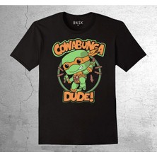 BUMETA Cowabunge Dude Kaplumbağa Warior Savaşçı Tişört Çocuk T-Shirt