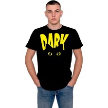 BUMETA Dark Cat Illüsion Kedi Retro Tişört  T-Shirt