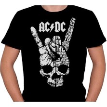 BUMETA Ac Dc Müzik Music Group Rock And Roll Heavy Metal Tişört  T-Shirt