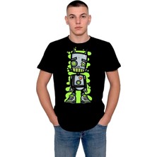 BUMETA Robot Robotic Green Yeşil Tişört  T-Shirt