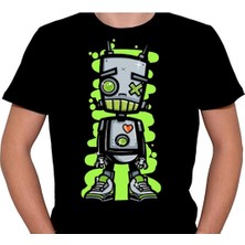 BUMETA Robot Robotic Green Yeşil Tişört  T-Shirt