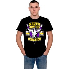 BUMETA John Cena Never Give Up Tişört  T-Shirt